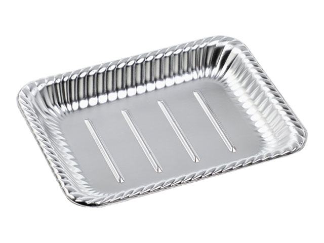 【50枚】 オードブル容器 エフピコ ティアラ角皿25-19 本体 銀 プロステ