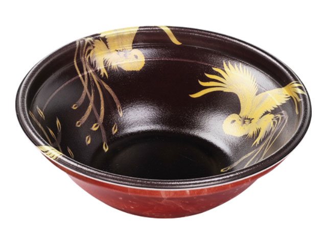 【450枚】MFP麺鉢-丸19(61)本体 鳥金赤石 エフピコ 汁物容器 麺容器 使い捨て容器 食品容器 00455713