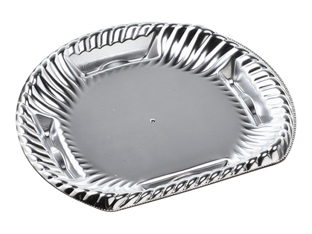 半月型のオードブル容器。傾斜機能で見映えアップ。※蓋は別売り。サイズ：210×184×31mm／材質：PSP／重量：6g商品コード00456411メーカー名エフピコ重量6.00g電子レンジ不可種別本体のみ対応蓋（別売）T-半月皿21-18嵌合蓋関連商品(ケース)ティアラ半月皿21-18 本体 銀 900点・注意事項：モニターの発色によって色が異なって見える場合がございます。・領収書については、楽天お客様マイページから、商品出荷後にお客様自身で印刷して頂きますようお願い申し上げます。・本店では一つの注文に対して、複数の送り先を指定することができません。お手数おかけしますが、注文を分けていただきます様お願い致します。・支払い方法で前払いを指定されて、支払いまで日数が空く場合、商品が廃番もしくは欠品になる恐れがございます。ご了承ください。・注文が重なった場合、発送予定日が遅れる可能性がございます。ご了承ください。・お急ぎの場合はなるべく支払い方法で前払い以外を選択いただきます様お願い致します。支払い時期によっては希望納期に間に合わない場合がございます。