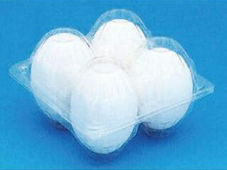 【3200枚】玉子パック ミシン目 ML-4H 栗原製作所 青果容器 フルーツ容器 農産物 使い捨て容器 00457734