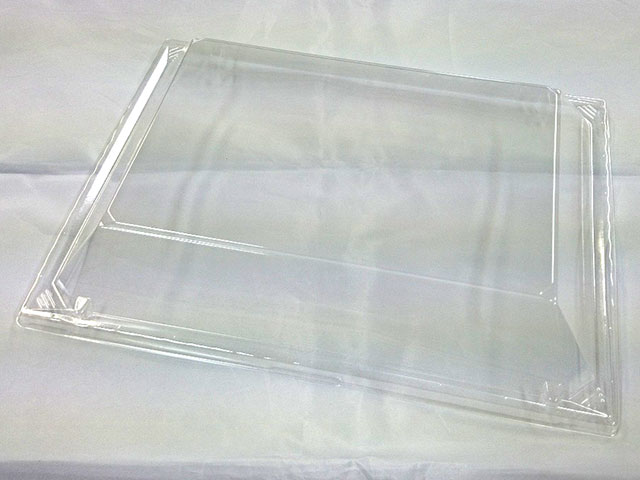 Rakuten - 【160枚】角皿(小)フタ ニシキ 寿司容器 鮮魚 魚 寿司 にぎり 00459373