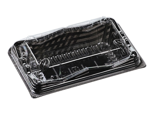 【1600枚】SA氷河15-10 グレイス黒 エフピコ フードパック 弁当 お弁当 食品容器 閉まらない容器 00483..