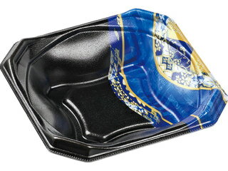 【50枚】 丼・重容器 エフピコ MFPかぐら丼17-17 本体 天神青 プロステ