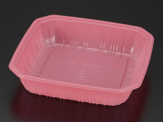 【600枚】PS BPフルーツ 4L ピンク パックスタイル 青果容器 フルーツ容器 農産物 使い捨て容器 00506570