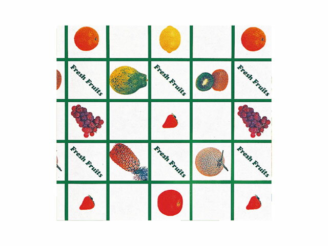 【500枚】591 包装紙 カクテルフルーツ ベルベ プレゼント ラッピング 梱包 00516472 プロステ