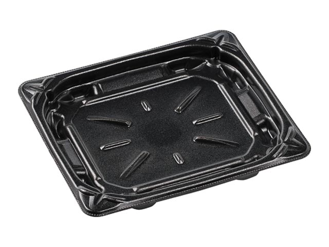 【450枚】MFPグリル20-17内嵌合本体 黒 エフピコ 食品容器 使い捨て容器 容器 00520594