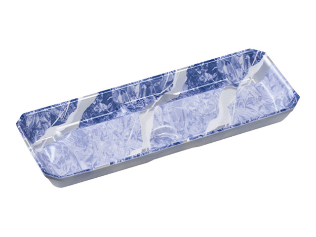 【1400枚】新フレッシュトレー25-9-0 銀氷青 エフピコ 食品トレー トレー 食品スーパー 使い捨て 00523379