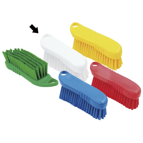 【1個】55095 HPハンドブラシL ハード 白 高砂 スポンジ タワシ モップ 衛生品 掃除道具 00544338 プロステ