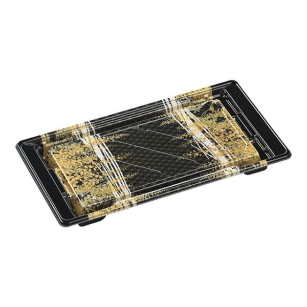 Rakuten - 【600枚】組み皿2-5 本体 藤波金 エフピコ 寿司容器 鮮魚 魚 寿司 にぎり 00545228