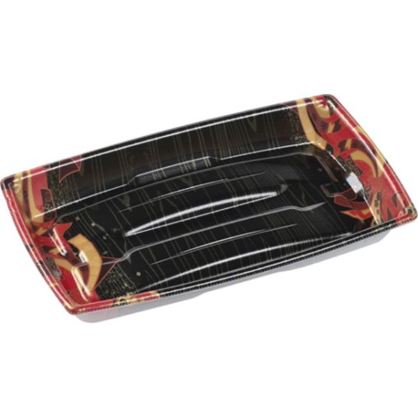 【50枚】 刺身・鮮魚容器 エフピコ 角盛鉢25-15(30)A 舞姫赤 プロステ