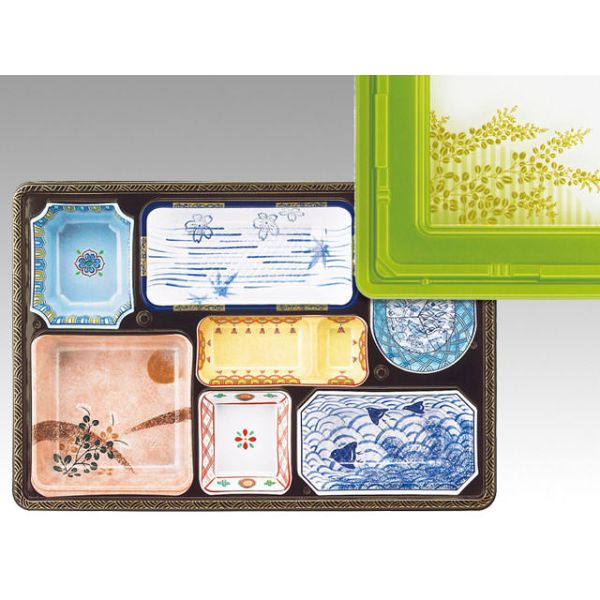 【100セット】T-130-B セット(蓋パールグリーン) アヅミ産業 仕出し弁当 仕出 出前 00551498