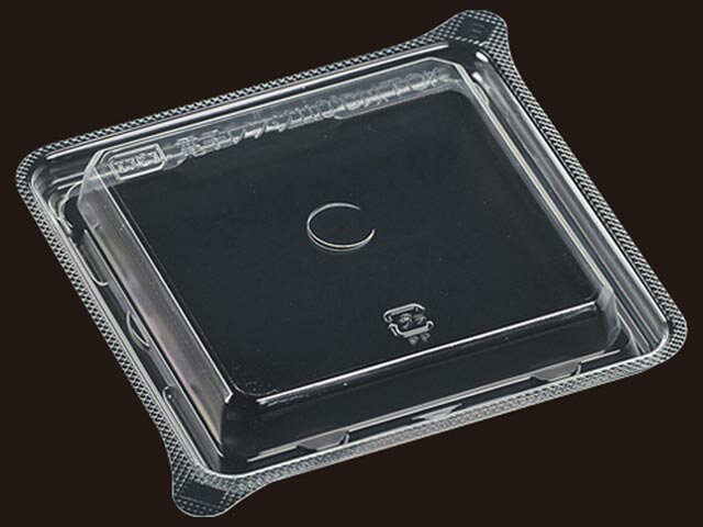 【600枚】T-ドリス角14-14中皿内嵌C字蓋PP エフピコ 使い捨て弁当容器 テイクアウト 00563024