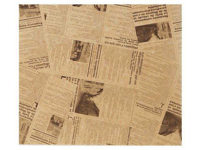 【2000枚】ヨーロピアンラッピングペーパー(茶) 300×450 大阪ポリエチレン 袋 入れ物 00571010 プロステ