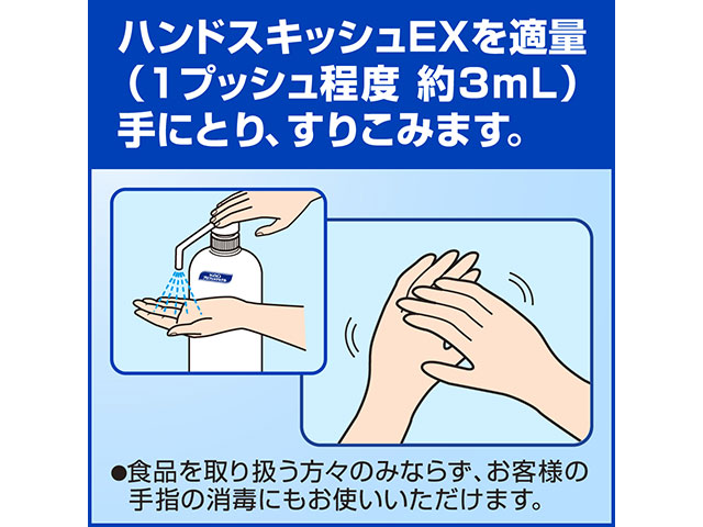 【6本】ハンドスキッシュEX つけかえ用 800mL 花王 00572528 プロステ 3