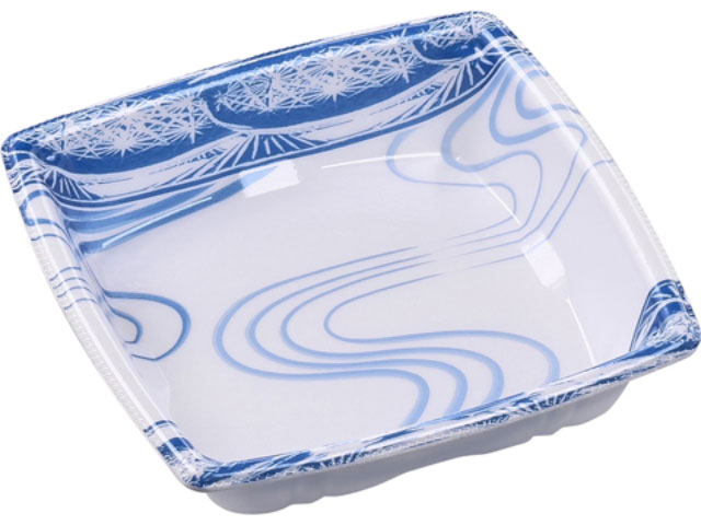 【1500枚】角盛鉢13-13(30) 本体 水紋青 エフピコ 鮮魚 魚 食品スーパー 使い捨て 00575346