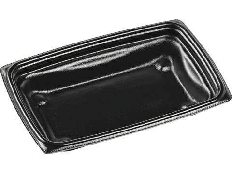 【50枚】 惣菜容器 エフピコ MFP温デリ20-13(33) 本体 黒W プロステ