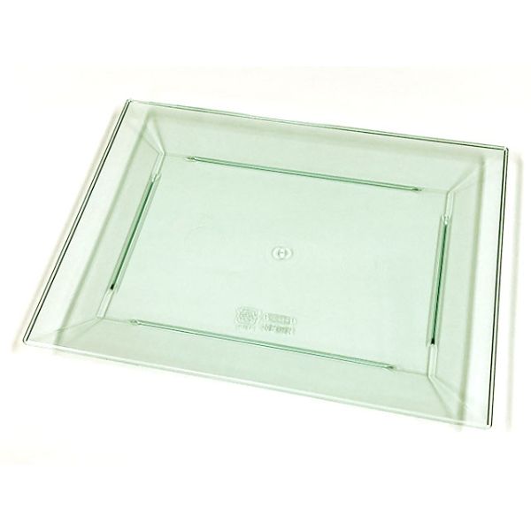 【240枚】角皿(特小)エメラルドグリーン ニシキ 寿司容器 鮮魚 魚 寿司 にぎり 00596125