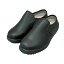 【1足】シェフグリップサボ 黒 27.0cm パックスタイル 靴 コックシューズ 作業靴 00620813 プロステ