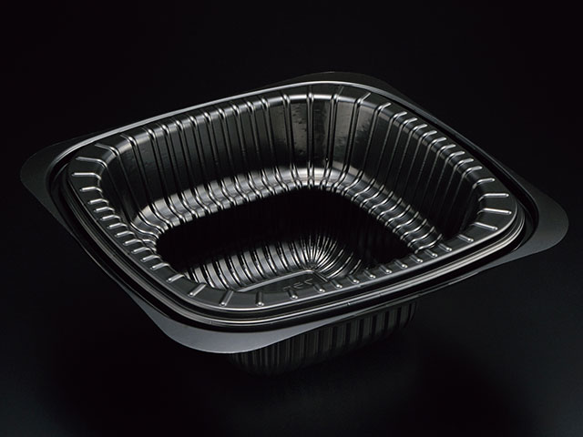 【50枚】花容器 ラッピング スミ フラワーコンテナ2 B スミ 00629347