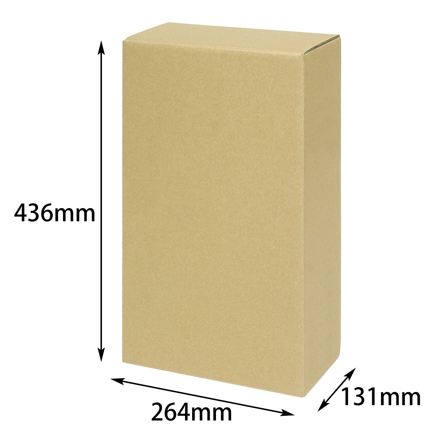 【50枚】一升瓶2本 お値打ち宅配箱 ヤマニ 00629523 プロステ