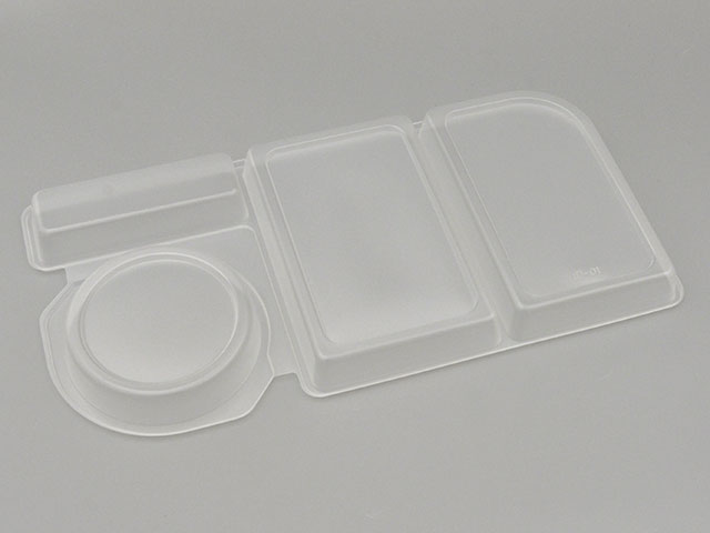 【600枚】ID-01-4蓋4ツ仕切 伊藤景パック産業 使い捨て弁当容器 テイクアウト 00631258