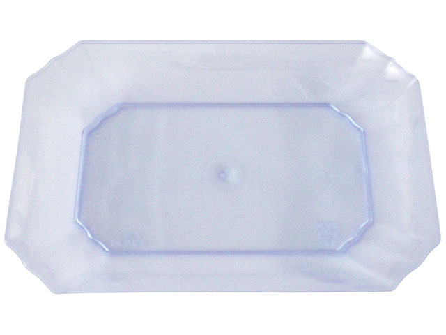 【500枚】有明(ミニ)透明ブルー ニシキ 鮮魚 魚 食品スーパー 使い捨て 00635053