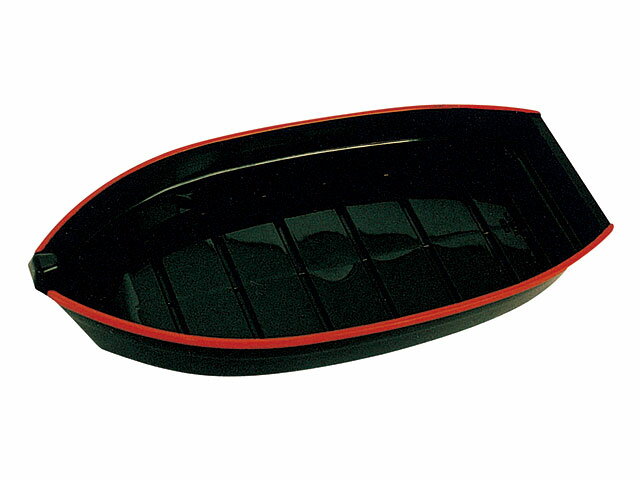 気品を漂わせ華麗に演出する舟型容器。お祝いの席にどうぞ。／材質：PS商品コード00635164メーカー名ニシキ重量161.00g電子レンジ不可種別本体のみ関連商品(ケース)江戸舟(40)赤フチ 80点・注意事項：モニターの発色によって色が異...