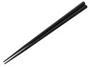 【500膳】PBT 21cm筋目六角箸 黒OM 福井クラフト 00636240 プロステ