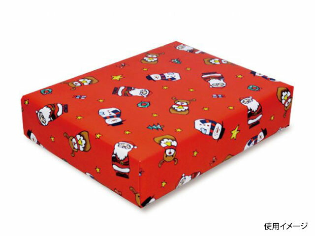 お買い得モデル 入数 300枚 448 包装紙 クリスマスファミリー 赤 4 6半切 ベルベ プレゼント ラッピング 梱包 Tix Life