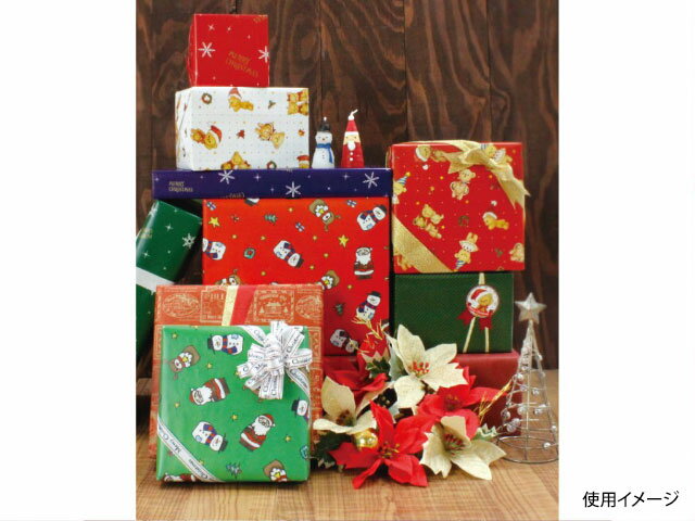 お買い得モデル 入数 300枚 448 包装紙 クリスマスファミリー 赤 4 6半切 ベルベ プレゼント ラッピング 梱包 Tix Life