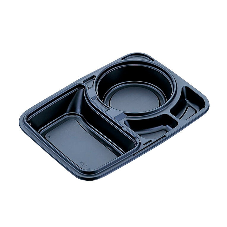 【400枚】KBT-20黒 本体 北原産業 カレー容器 カレー インド料理 ネパール料理 プラ 00646633