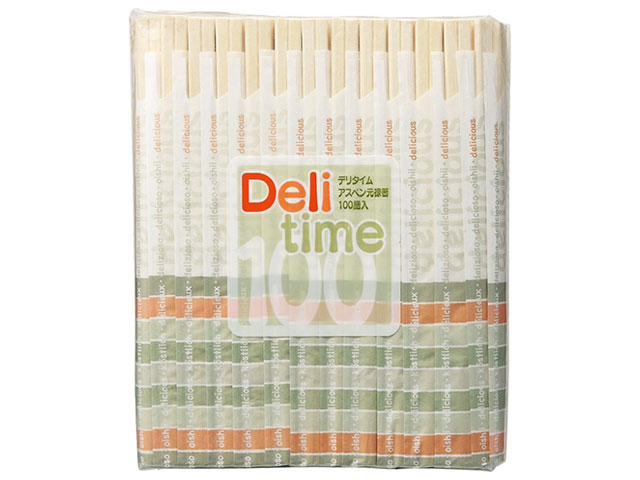 【40袋】デリタイム アスペン元禄箸 100膳 やなぎプロダクツ 00650288 プロステ