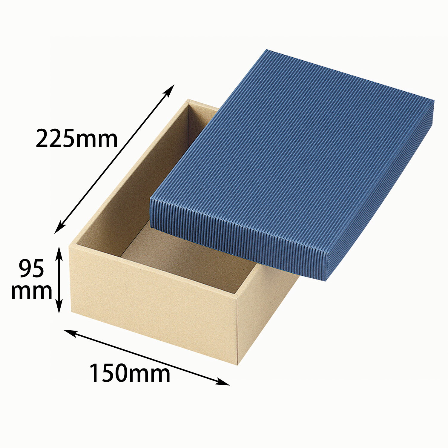 【100個】カラーBOX95小 青 ヤマニ 00651866 プロステ