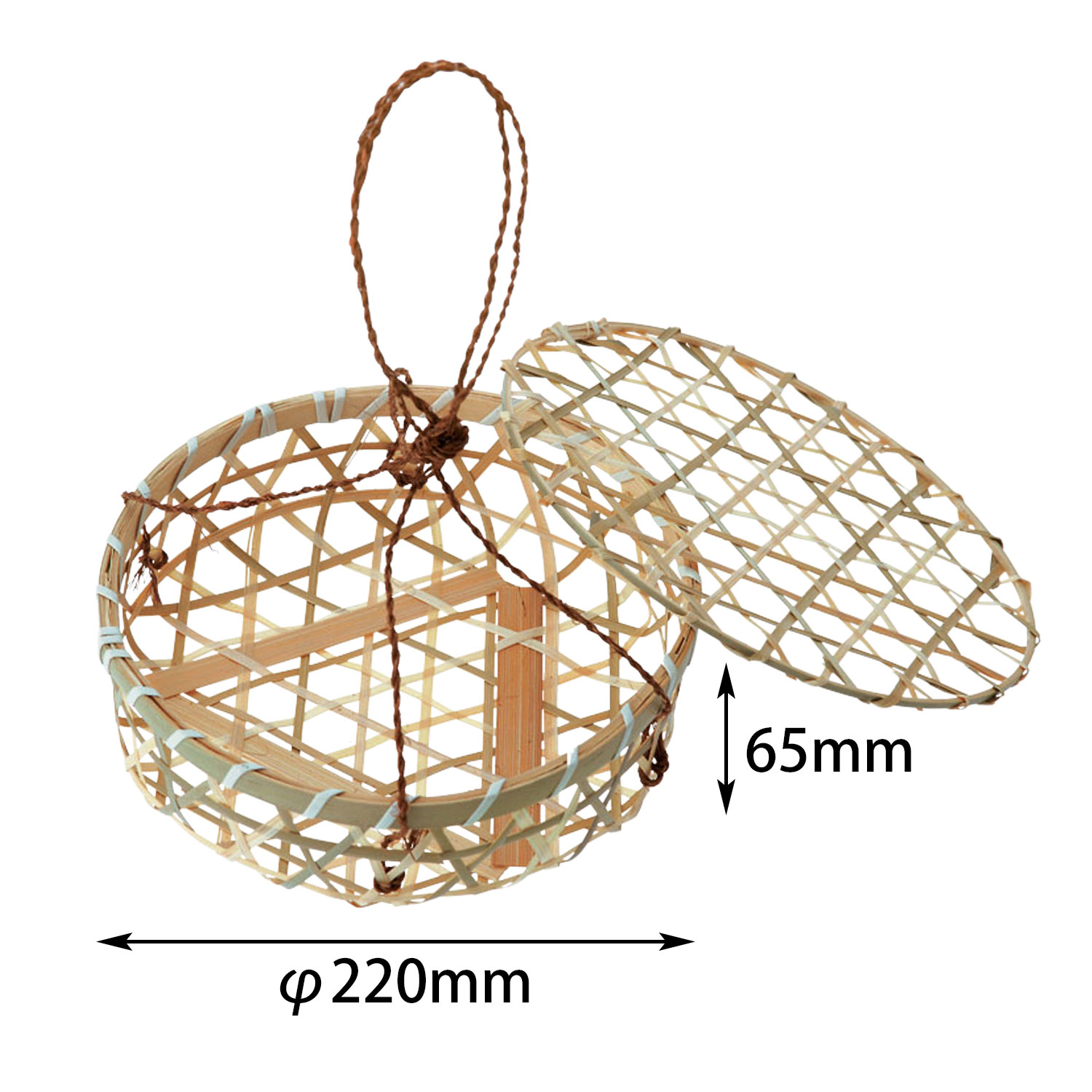 【80個】六ッ目 丸平フタ付(L) アサヒグリーン 00674623 プロステ