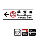 【1組】ステッカー KFK4012 禁煙席左 2枚入 KALBAS 看板 標識 ステッカー 案内 表示 00351284 プロステ