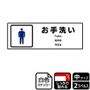 楽天プロステアウトレット【1組】ステッカー KFK4124 お手洗い男性用 2枚入 KALBAS 看板 標識 ステッカー 案内 表示 00351865 プロステ