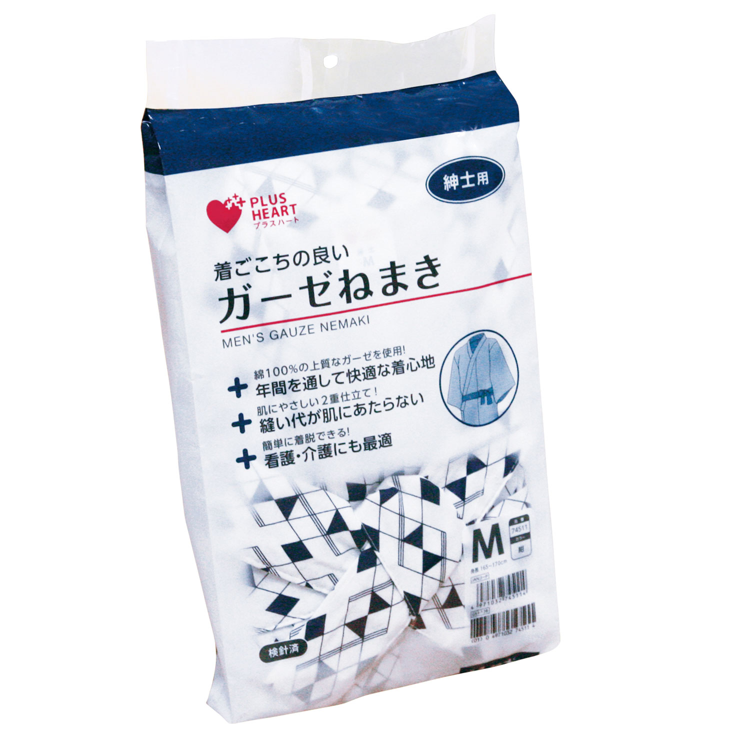 軽くてやわらかなガーゼ生地を使用した大人用ねまきです。綿100％で、夏は吸汗性が高く、冬は保湿性に優れているため、快適な着用感が得られます。※写真の柄は一例です。柄は選べないので、実際の商品と異なる場合があります。あらかじめご了承ください。サイズ：身長170〜175cm材質：綿100％重量：475g商品コード00371789メーカー名オオサキメディカル重量475.00g種別本体のみ関連商品(ケース)PH オオサキガーゼねまき 紳士 LO 紺 1枚入 10点・注意事項：モニターの発色によって色が異なって見える場合がございます。・領収書については、楽天お客様マイページから、商品出荷後にお客様自身で印刷して頂きますようお願い申し上げます。・本店では一つの注文に対して、複数の送り先を指定することができません。お手数おかけしますが、注文を分けていただきます様お願い致します。・支払い方法で前払いを指定されて、支払いまで日数が空く場合、商品が廃番もしくは欠品になる恐れがございます。ご了承ください。・注文が重なった場合、発送予定日が遅れる可能性がございます。ご了承ください。・お急ぎの場合はなるべく支払い方法で前払い以外を選択いただきます様お願い致します。支払い時期によっては希望納期に間に合わない場合がございます。