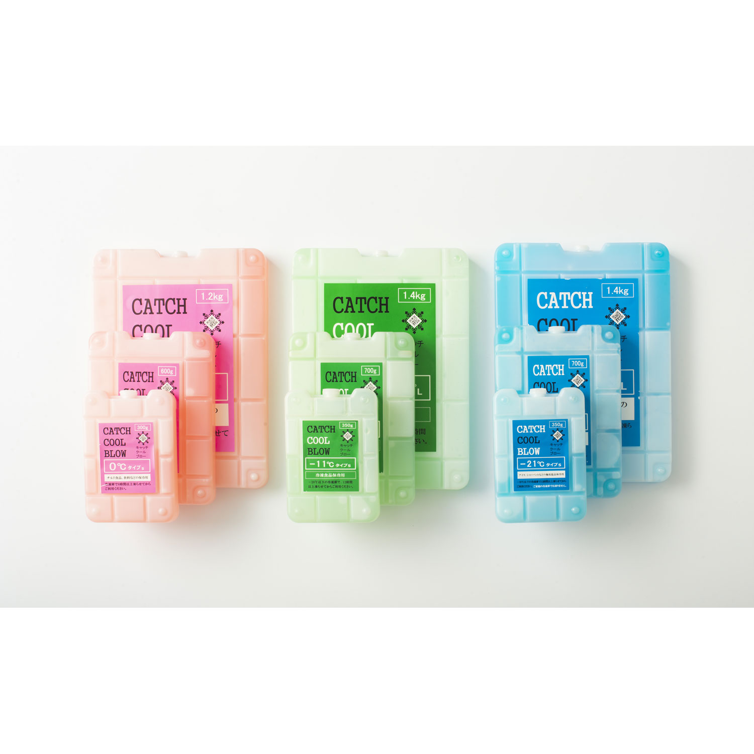 【10個】保冷剤 キャッチクールブロー L ピンク(温度帯：0℃) トライ・カンパニー 0...