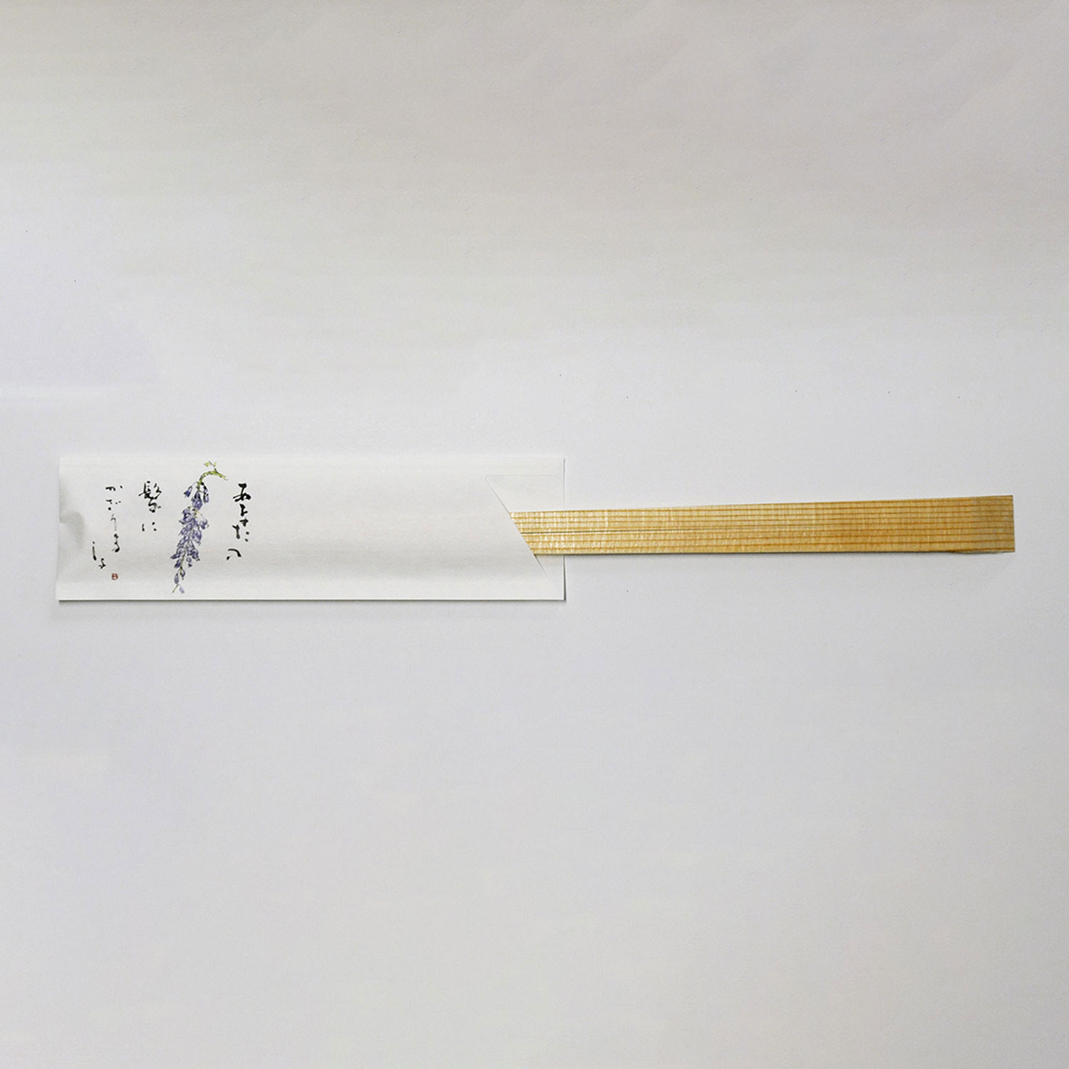 Chopsticks, Forks, Spoons - 【1袋】箸袋 癒しの防野 割箸 割り箸 割りばし わりばし 500枚 V985 山藤 溝端紙工印刷 00485058 プロステ