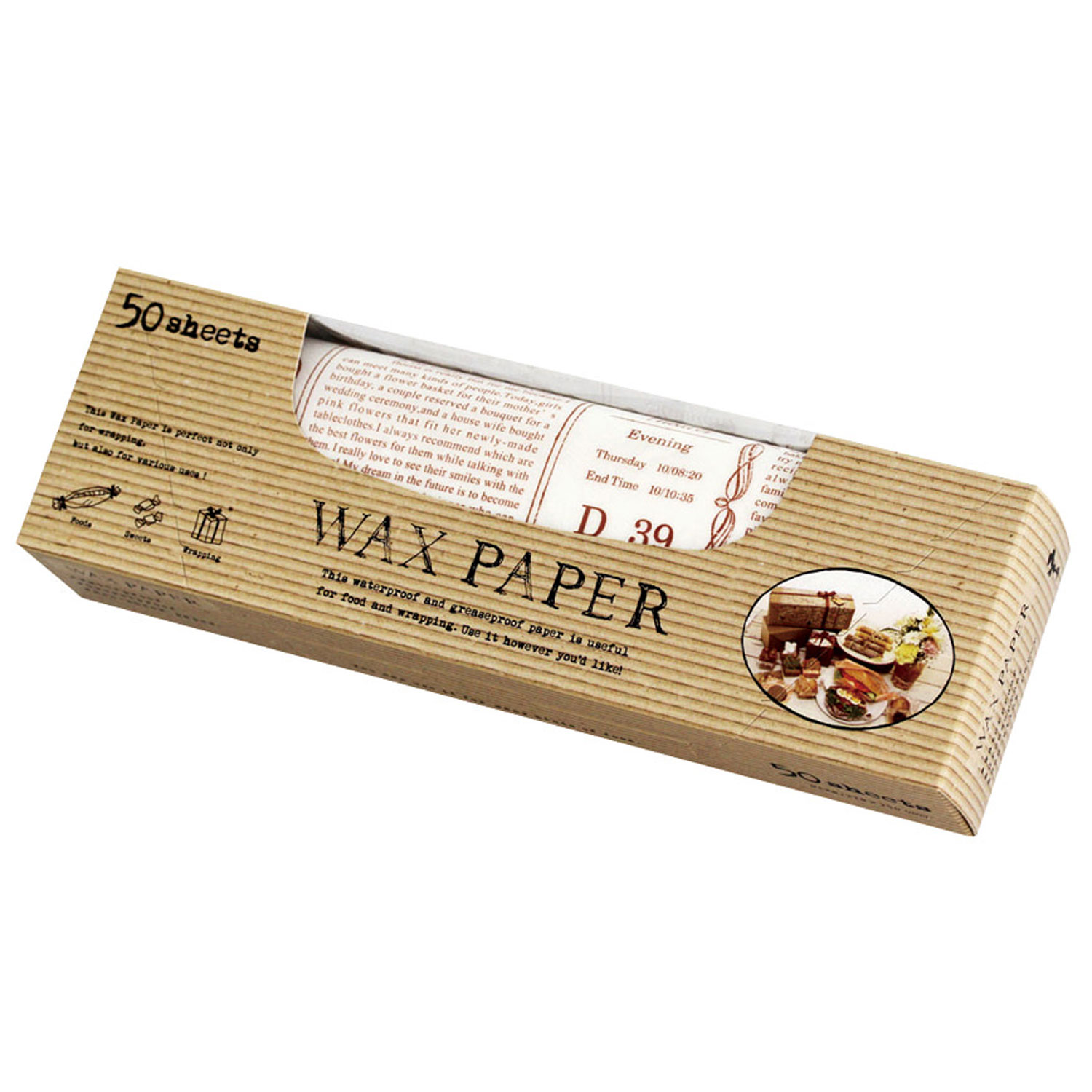 【50個】WP3400 ワックスペーパー(ロゴ)218×250 50枚入 天満紙器 00656464 プロステ