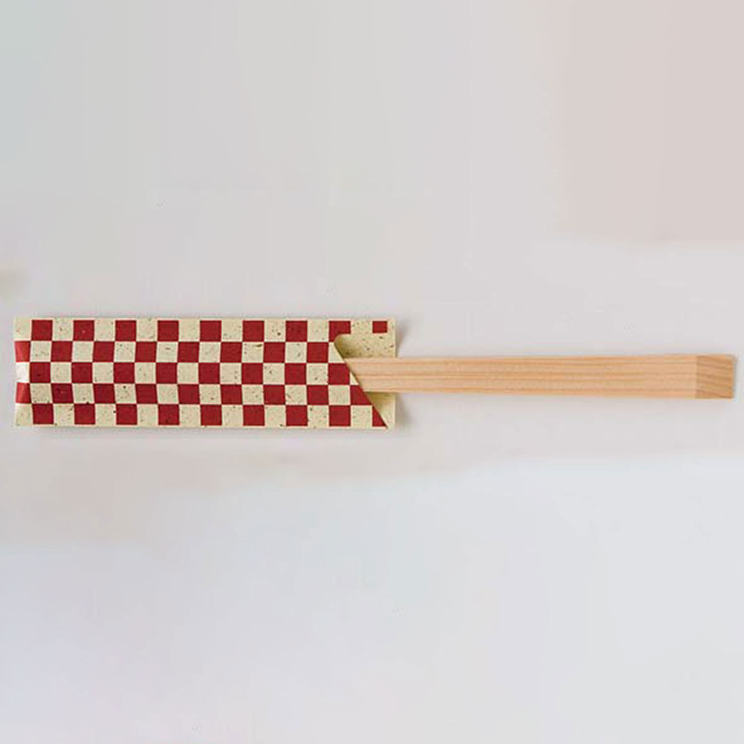 【1袋】箸袋 茶の香 ちゃ-16 市松 500枚 溝端紙工印刷 00697414 プロステ