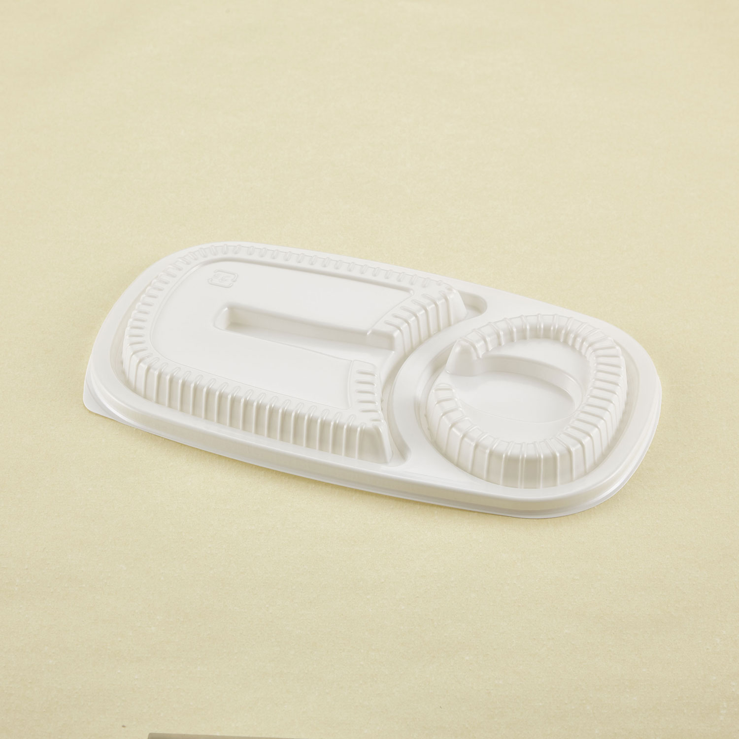 【450枚】カレー容器 大・特大 蓋 HI白色 青葉紙業 00697559