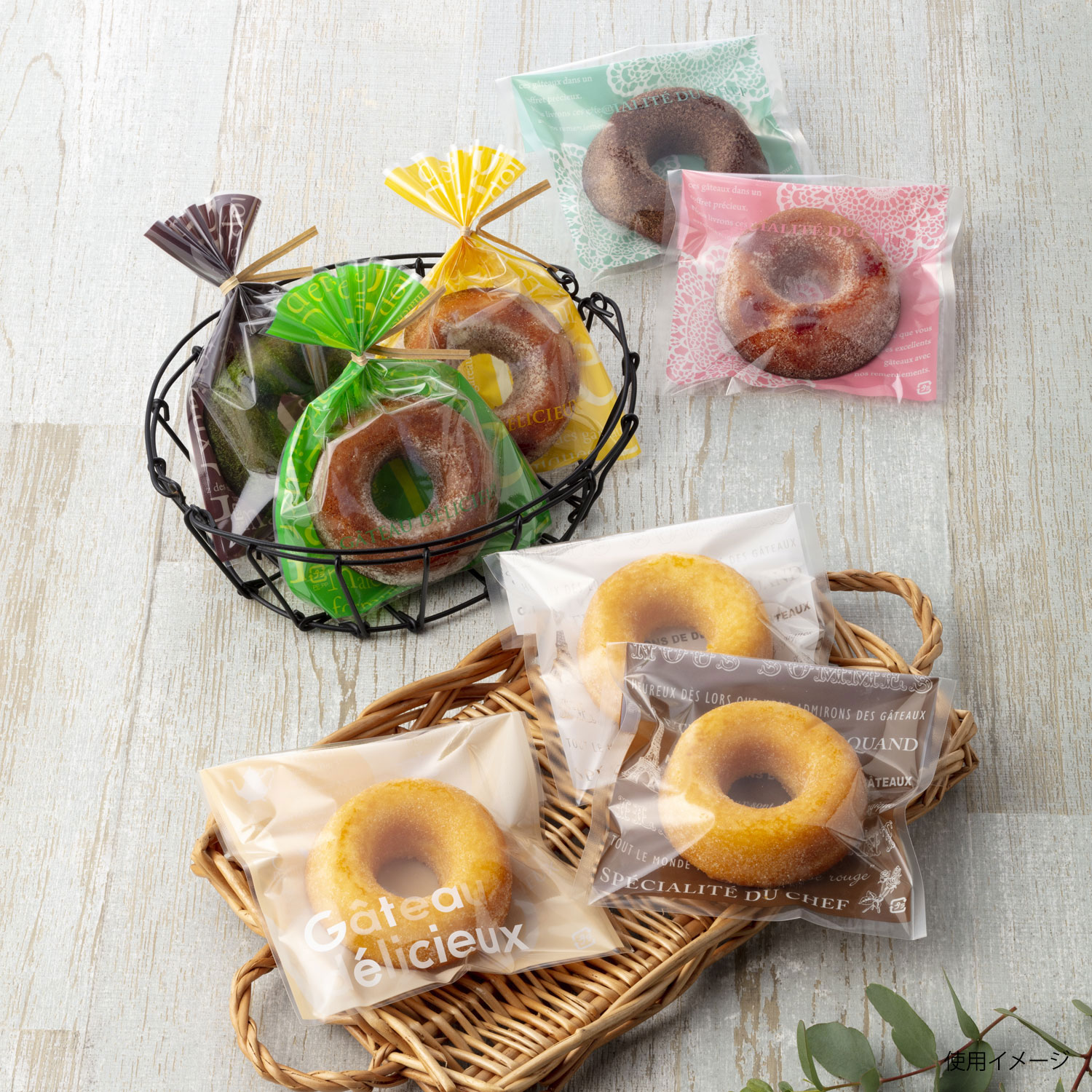 【100枚】カマス袋 カマス GT(透明タイプ) No.1 レースピンク バラ 福助工業 00403026 プロステ