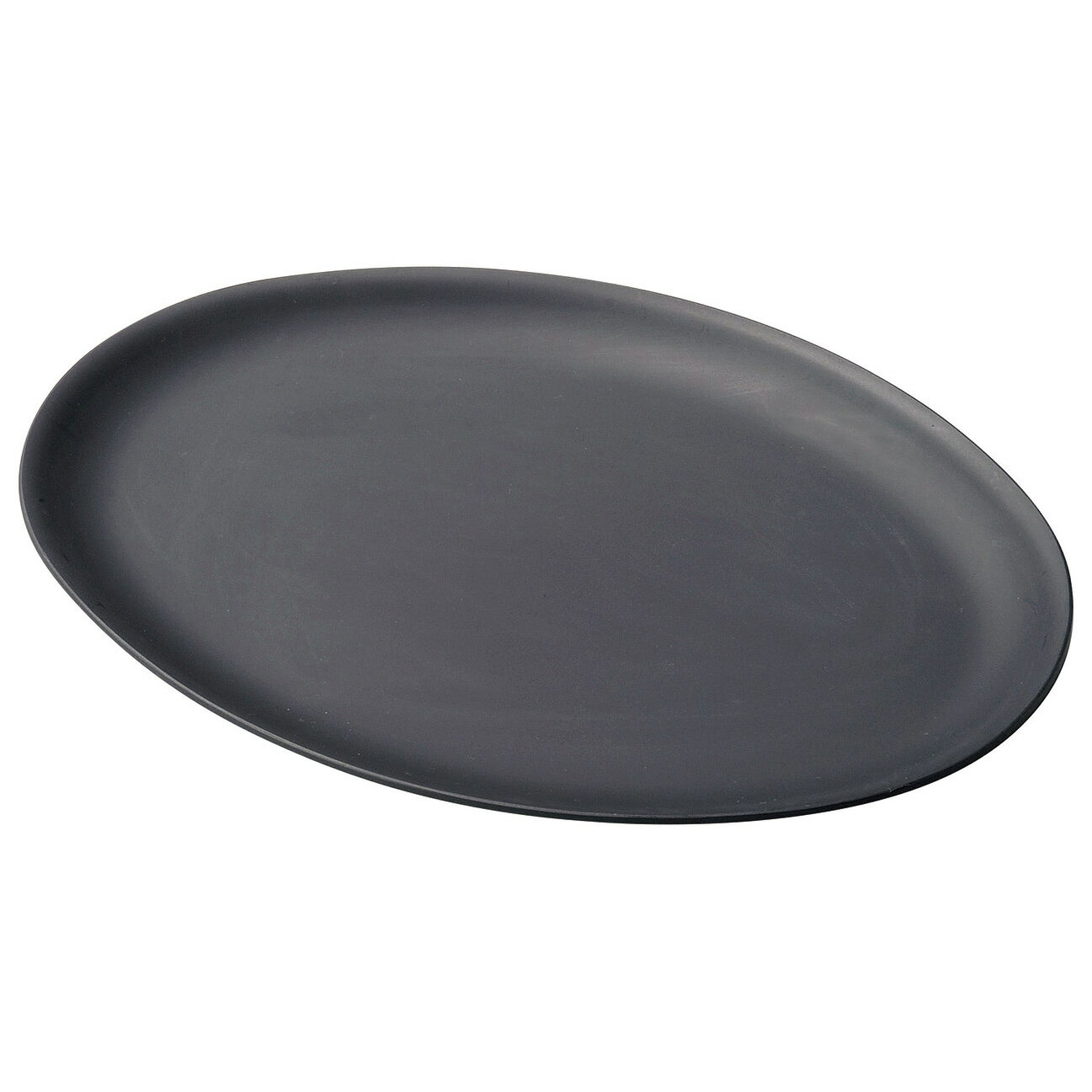 【40枚】鉄板皿 M20-719 鉄製プレス陶板(小判)深 マイン 00395227 プロステ