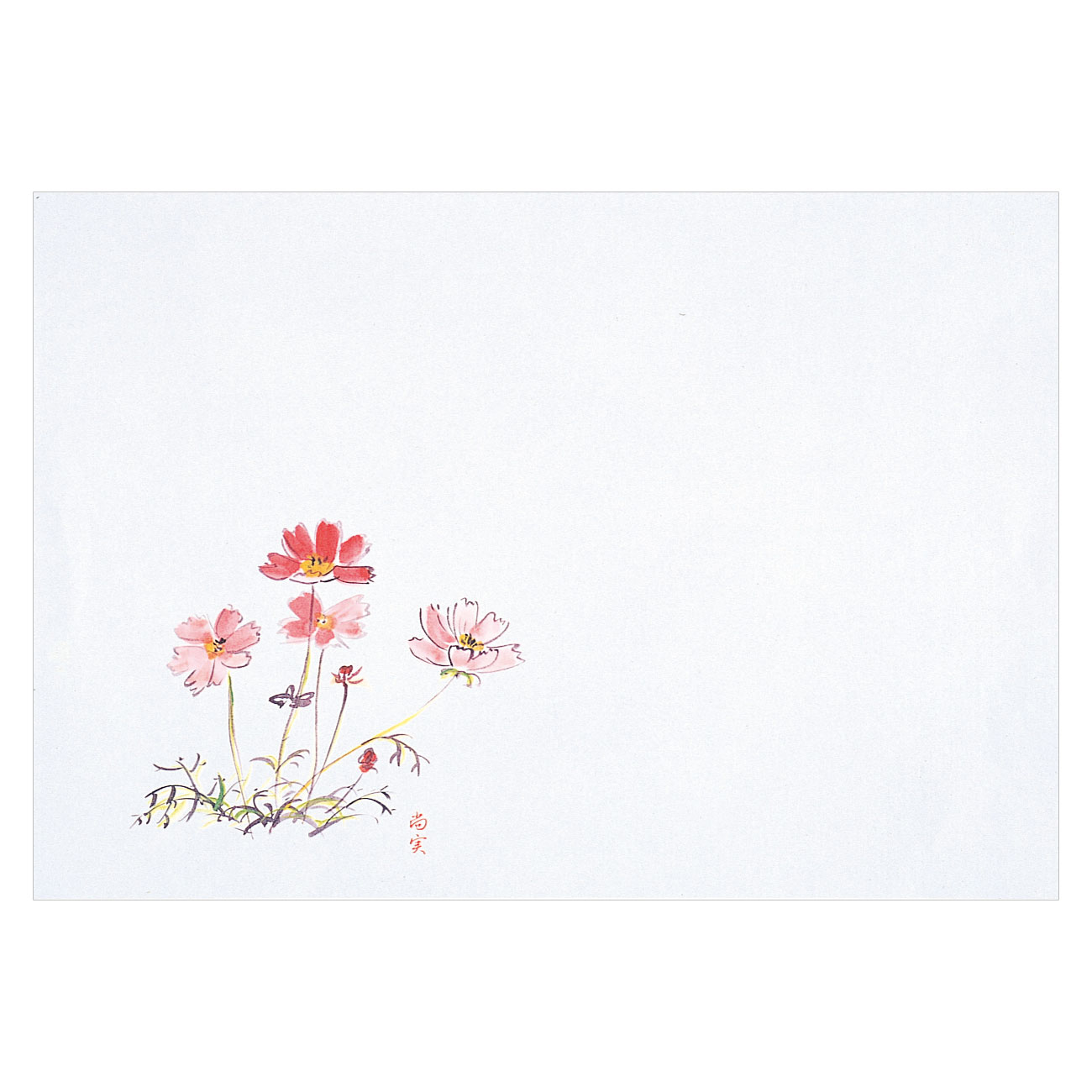 【10袋】紙・演出小物 M30-320 四季紙 富久寿 尺5 秋桜 100枚入 マイン 00395339 プロステ