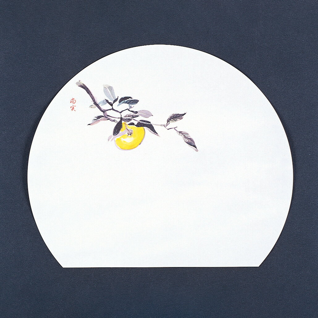 【1袋】紙・演出小物 M30-336 四季紙 富久寿 尺3半月 ゆず 100枚入 マイン 00395401 プロステ