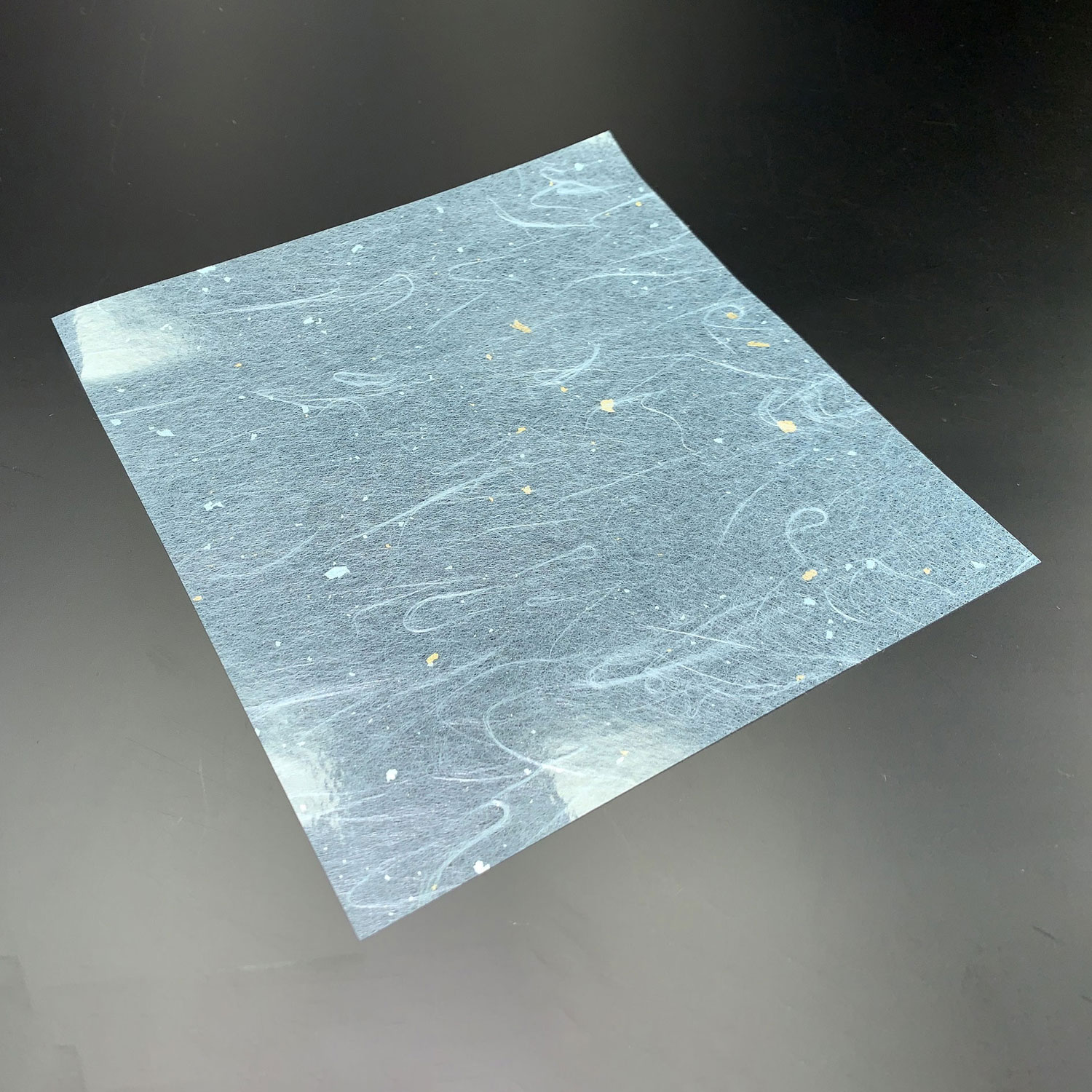 【1袋】紙・演出小物 M30-409 金箔紙ラミネート 青 10角 500枚入 マイン 00395456 プロステ