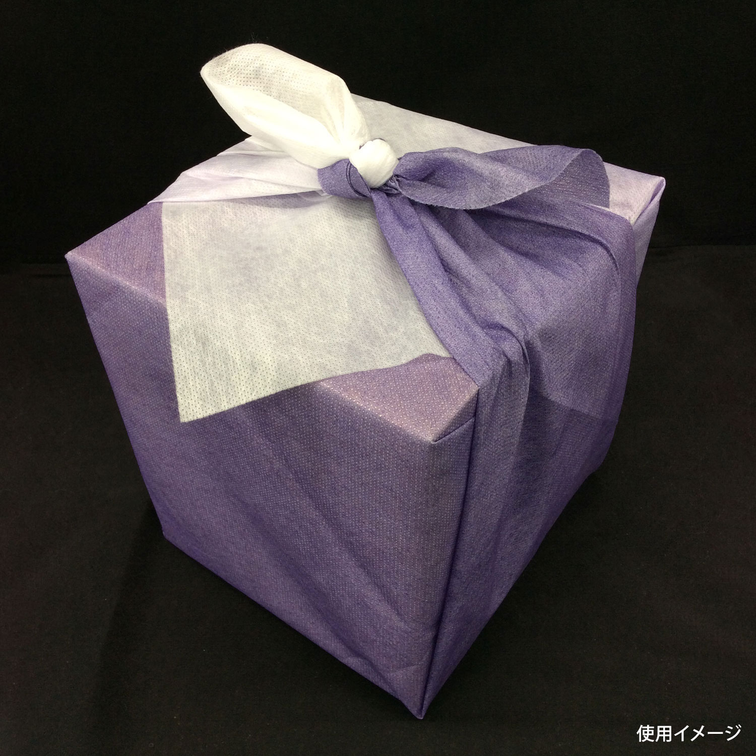 【600枚】風呂敷 優雅 ボカシ紫 90×90cm 00413856 プロステ