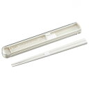 【200セット】弁当用箸 ひのきのぷら 引フタ箸箱セット HS-16 ホワイト 00417222