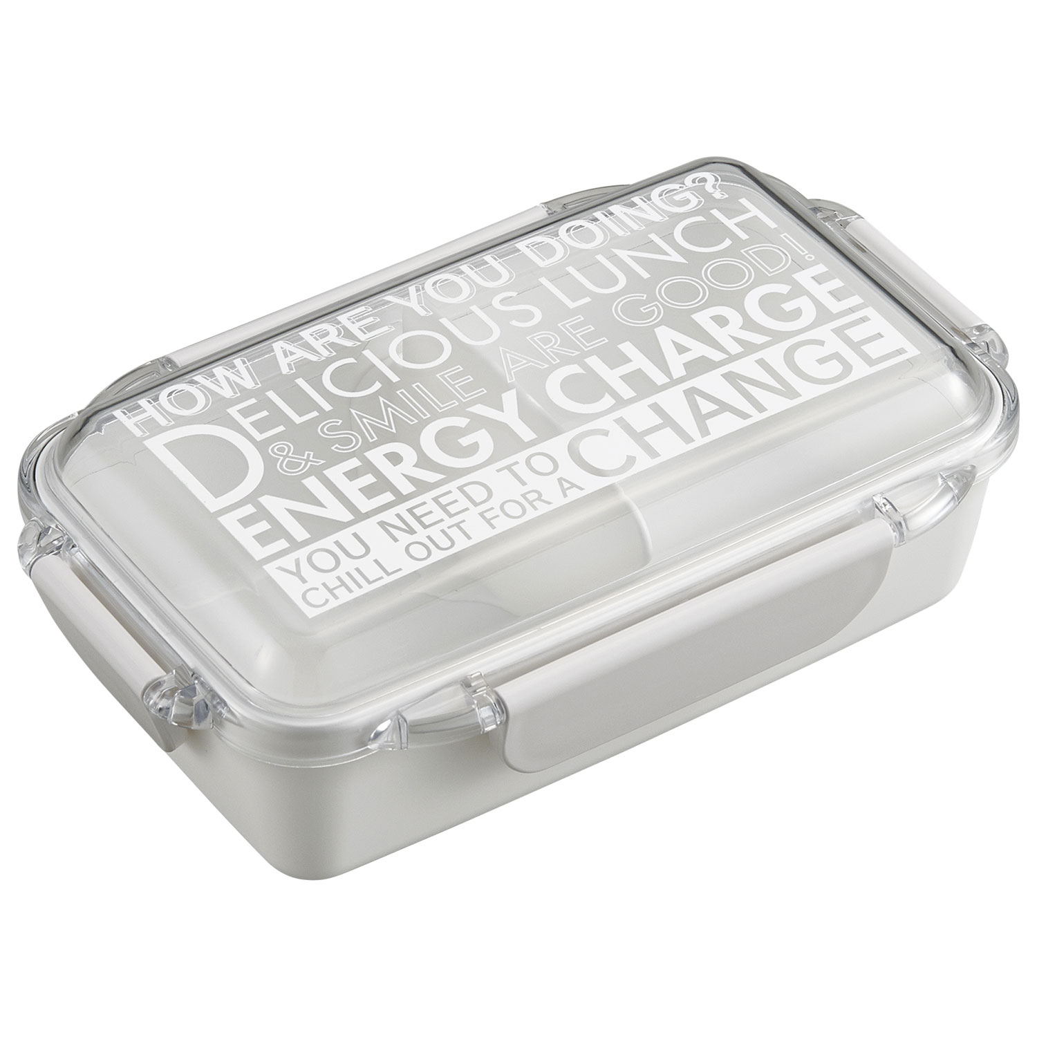 樂天商城 - 【30個】弁当箱 ENERGY CHARGE ランチボックス(仕切付) PCD-500 ホワイト 00417376